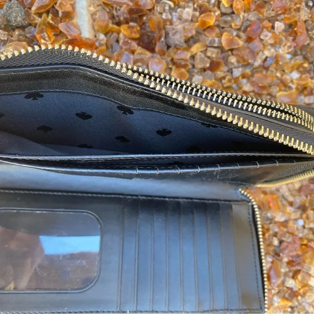 Kate Spade Payton Large Black Wallet/Wristlet. Excellent Condition!